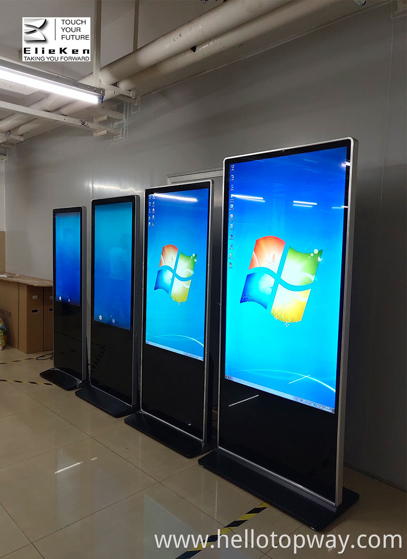 Touch Screen Advertising Display